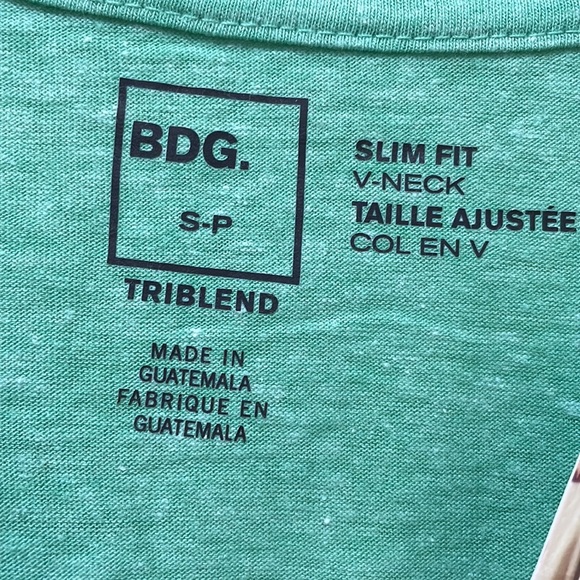 BDG mint green t shirt (sz s) - Picture 2 of 9